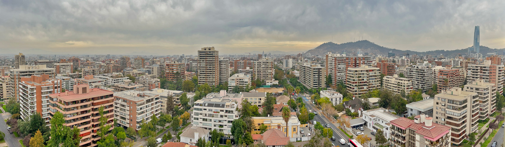 Vista de comuna de Providencia